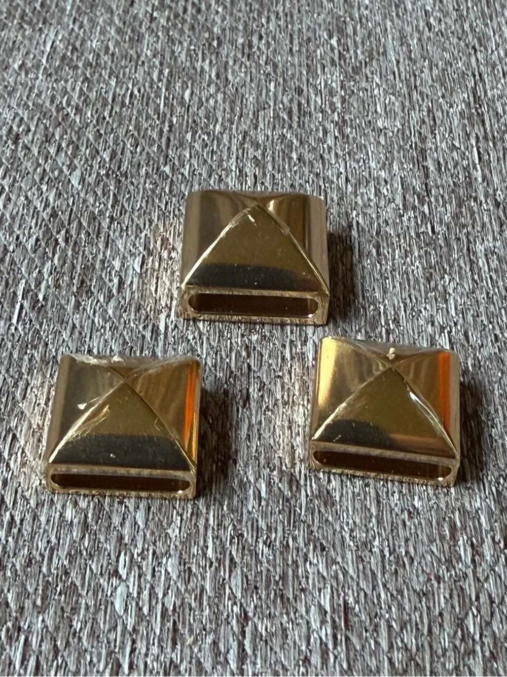 HERMÈS Medor Scarf Ring 3-Piece Set Golden